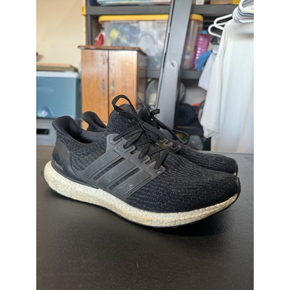 Adidas UltraBoost 3.0 Mens Size 11 Running Shoes Core Black BA8842